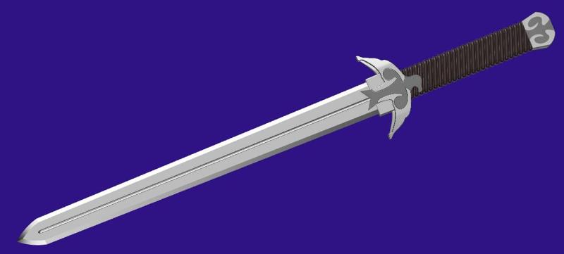 The Suicide Squad - Peacemaker sword 3D model