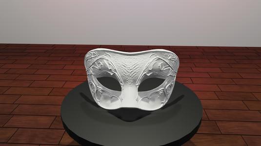 Elegant Venetian Carnival Mask