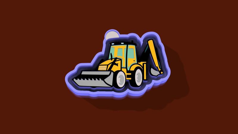 🚜 Dirt Digger Buddy – Freshie, Keychain, Resin & Candle Mold