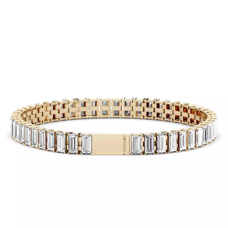 Tennis Braclet Gem Baguette