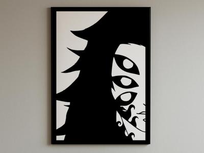Kokushibo Tsugikuni Wall Art