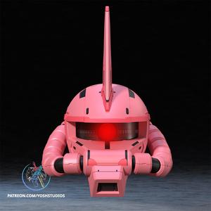 Zaku Helmet 3D Printer File STL