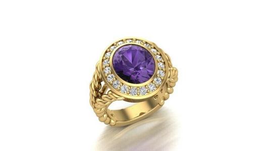 Oval Big Rope Ring