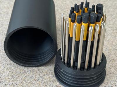 4 inch long 1/4 shank bit holder