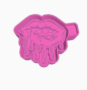 Vampire Drip Lips Mold Housing STL