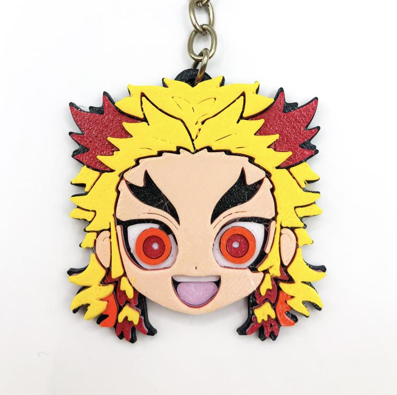 KEYCHAIN RENGOKU  (DEMONSLAYER) - CHAVEIRO RENGOKU