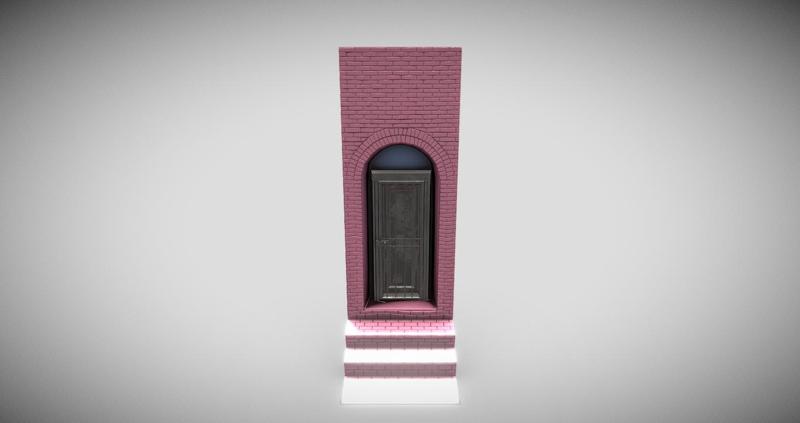 Wall with Door