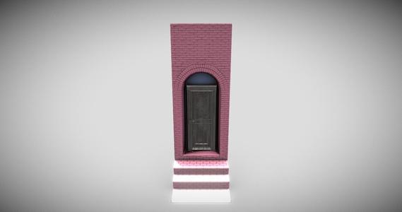 Wall with Door