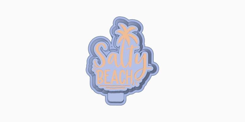 salty beach freshie mold housing stl