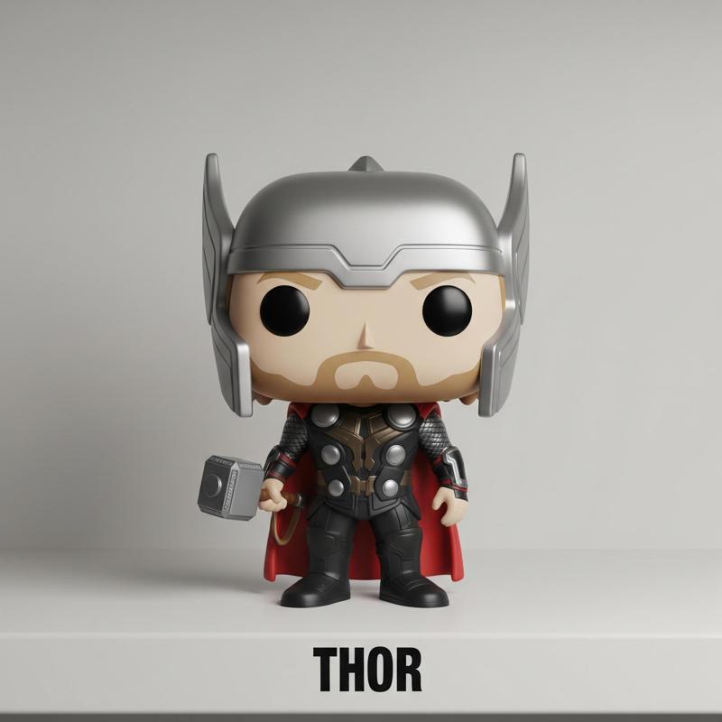 Thor Funko Pop - 3D Printable Figurine (STL) ⚡️