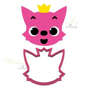 Baby shark cookie cutter | Baby sharks | Baby shark | Cartoon cookie cutter | Cookie cutter | Cookie cutters | Pinkfong | Pinkfong cookie cutter