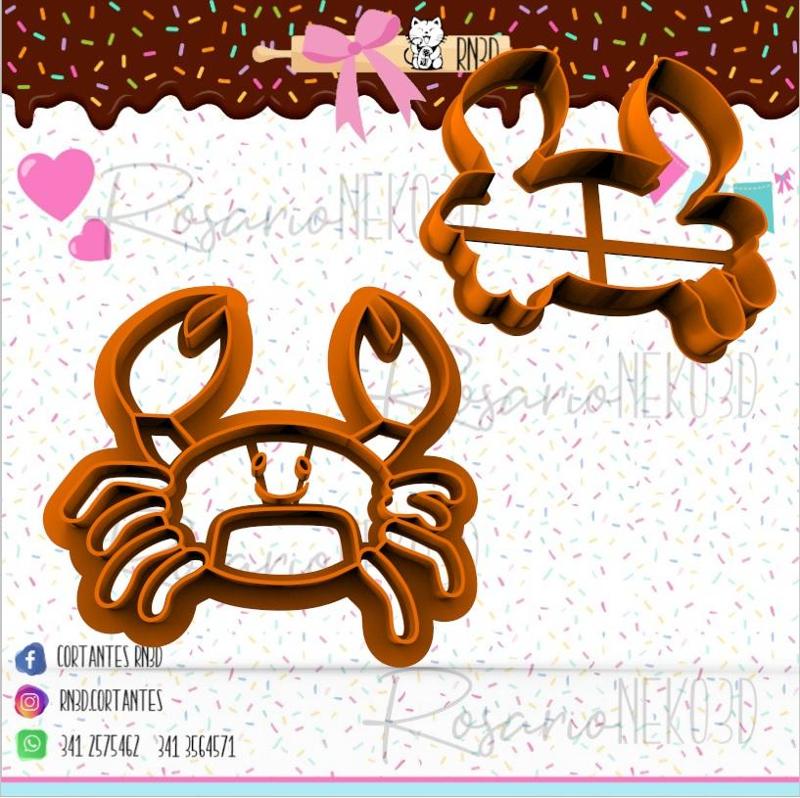 Crab - crab cookie cutter - crab cookie cutter