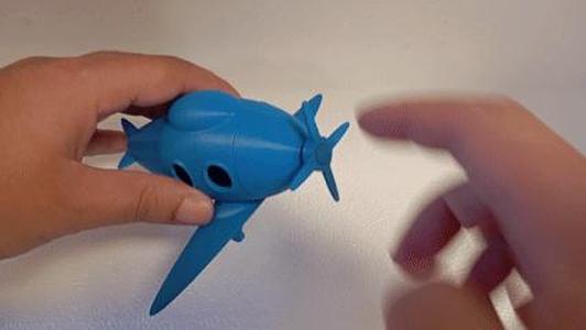Single engine toy plane