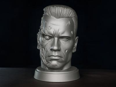 Testa Terminator Arnold Porta cuffie Headset
