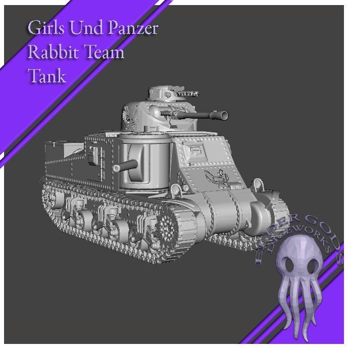 Girls Und Panzer "Rabbit" M3 Lee  (1:35 scale)
