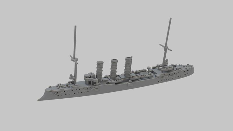 WW1 Imperial German Navy Bremen class cruiser