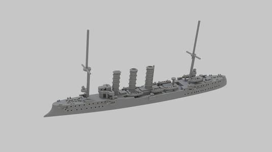 WW1 Imperial German Navy Bremen class cruiser