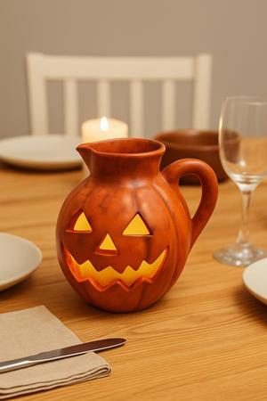 Halloween Jack-o’-Lantern Pitcher