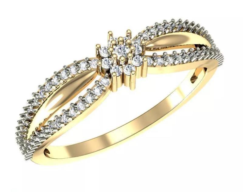 Mystical Midnight Whisper Diamond Ring for Women
