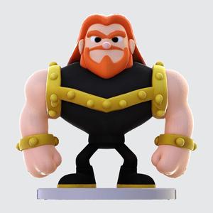 Spectral Hunter – Stylized Figurine for 3D Printing