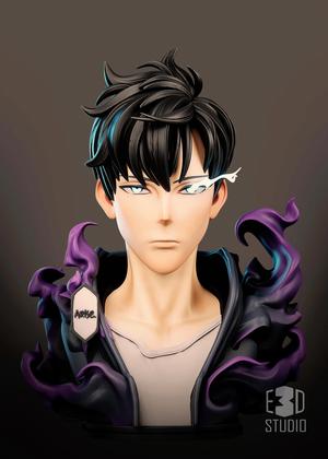 Sung Jin-Woo Bust – Solo Leveling | 3D Printable Model
