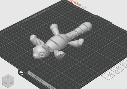 FlexiSona Base STL - Cat