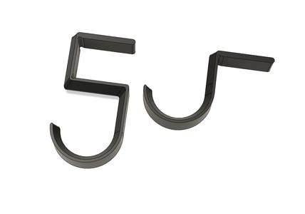Versatile 3D-printed PETG support set for furniture & desks – interior & exterior mounting, up to 5 kg.