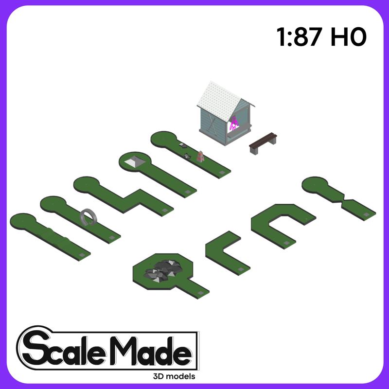 Mini Golf - H0 scale 1:87