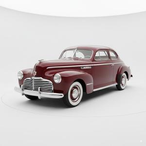 1942 Buick Super Classic American Car - Detailed Vintage Automotive 3D Print Model
