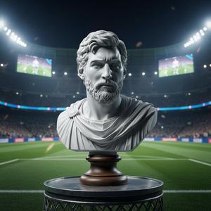 Lionel Messi as a Classical Roman Bust