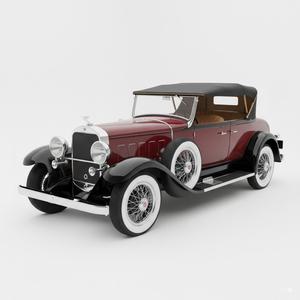 1924 Cadillac V63 Classic American Luxury Automobile – Highly Detailed Vintage Car 3D Print Model
