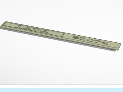 VAZ-BA3-Lada 21074 emblem