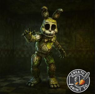 Boulder Toy Bonnie FNAF AR 3D Printable Model / Boulder Toy Bonnie FNAF AR 3D Printable Model