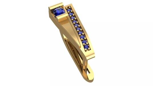Golden Elegance Meets Blue Passion - Earring Collection--DL23--