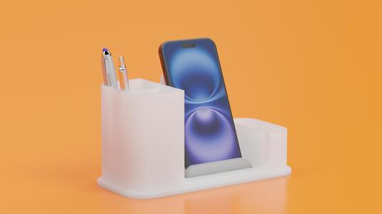 Phone Holder and Desk Organizer