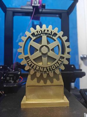Rotary International Trophy – 3D Printable Award Model