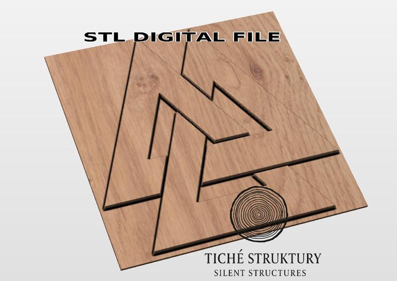 Valknut Symbol – Norse Style – 3D STL Model