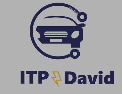 Stencil. Emblem servis auto ITP David