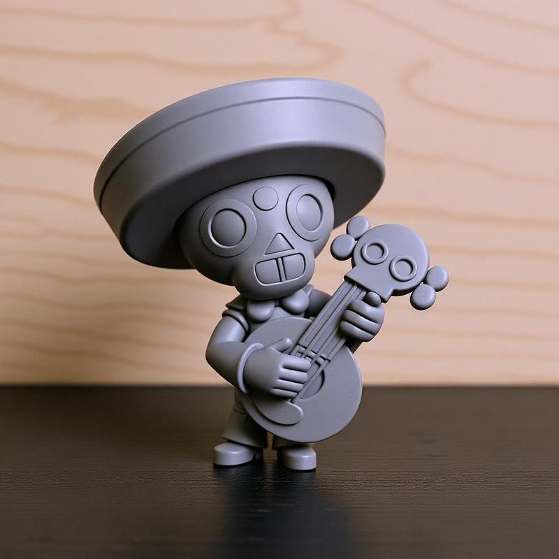 Poko Brawl Star Fan Art Miniature