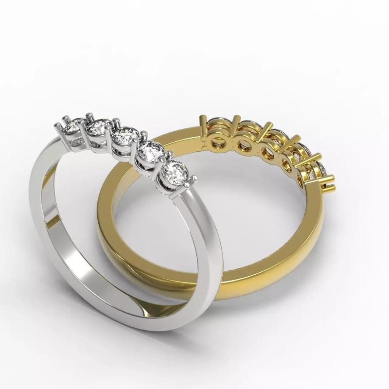 Diamonds Half Eternity 5 stones