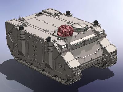 Firing Station Rhino 28mm