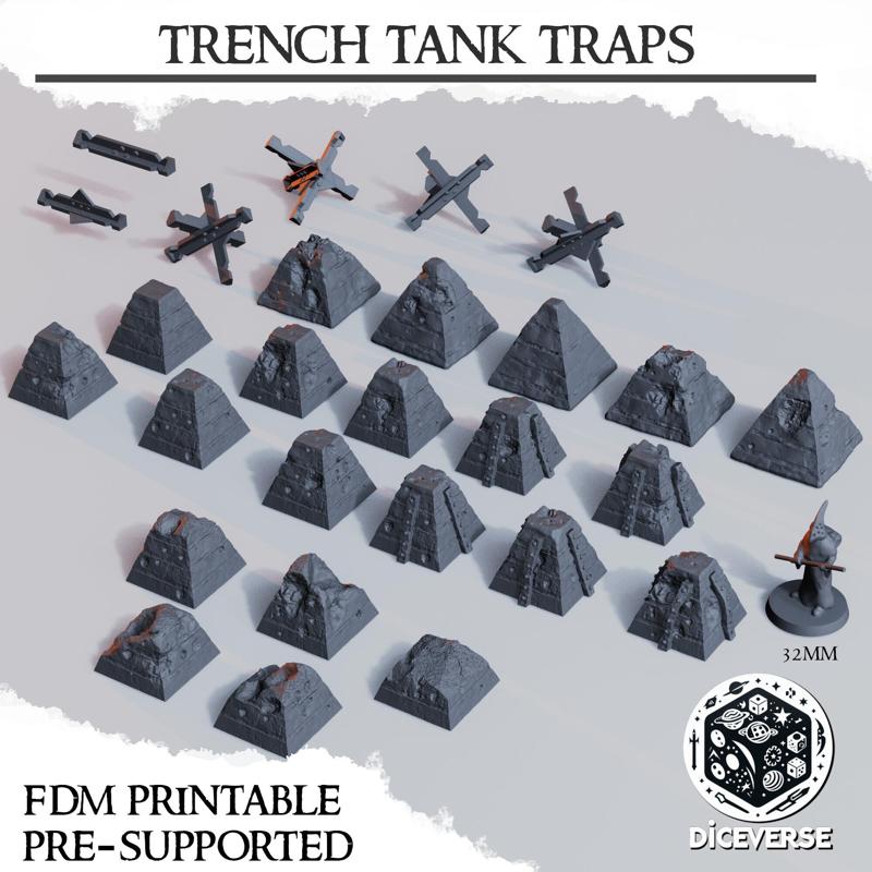 Trench Terrain: Tank Traps