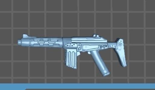 1/12 gi joe classified style rifle/weapon DIAL TONE VINTAGE