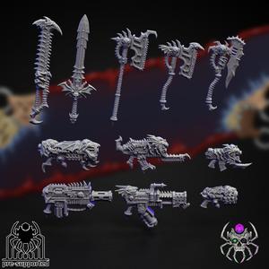 Nightmare Harbingers Battle Squad Wearopns and Hands (Bits)