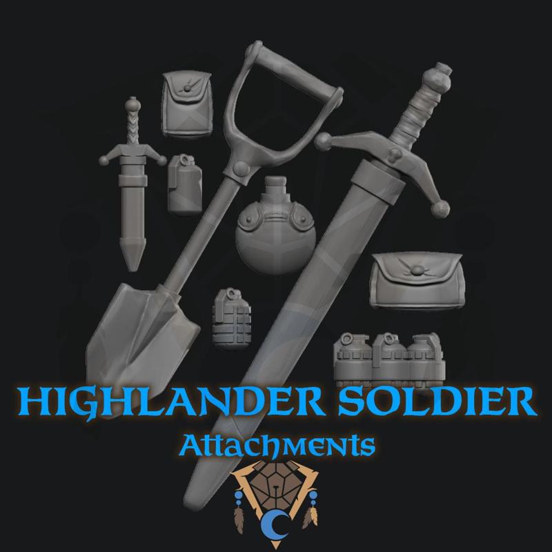 Highlander Soldiers - Attachments