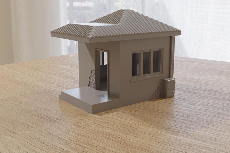 Military Outpost Guard House MOP T4 - Zona Alfa Terrain