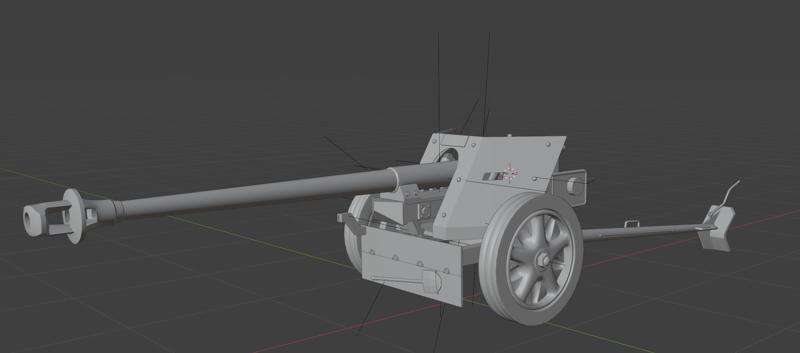 Pak40 - 75mm antitank gun
