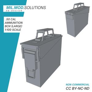 .50 CAL M9 Bundeswehr ammunition box (large)