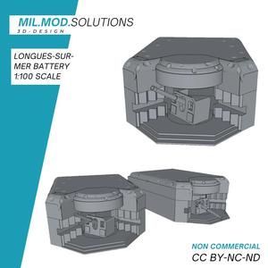 Longues-sur-Mer 15 cm battery (Normandy bunker)