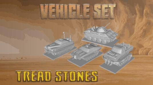 Post Apocalyptic - Tread Stone Team Set